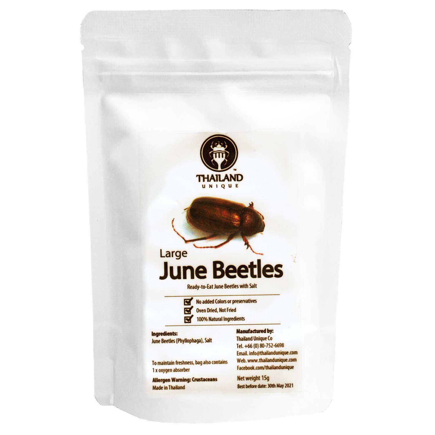 Amazon | 食用 Large June Beetles 15g (コガネムシ大15g) 昆虫食 | JR